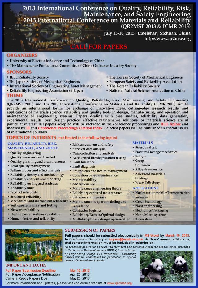 QR2MSE 2013 QR2MSE 2013